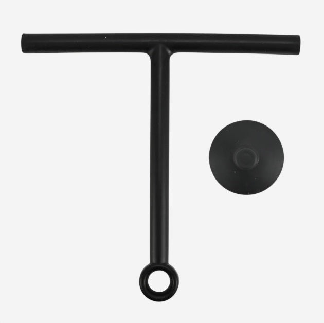 Wisser met zuignap 22 cm zwart