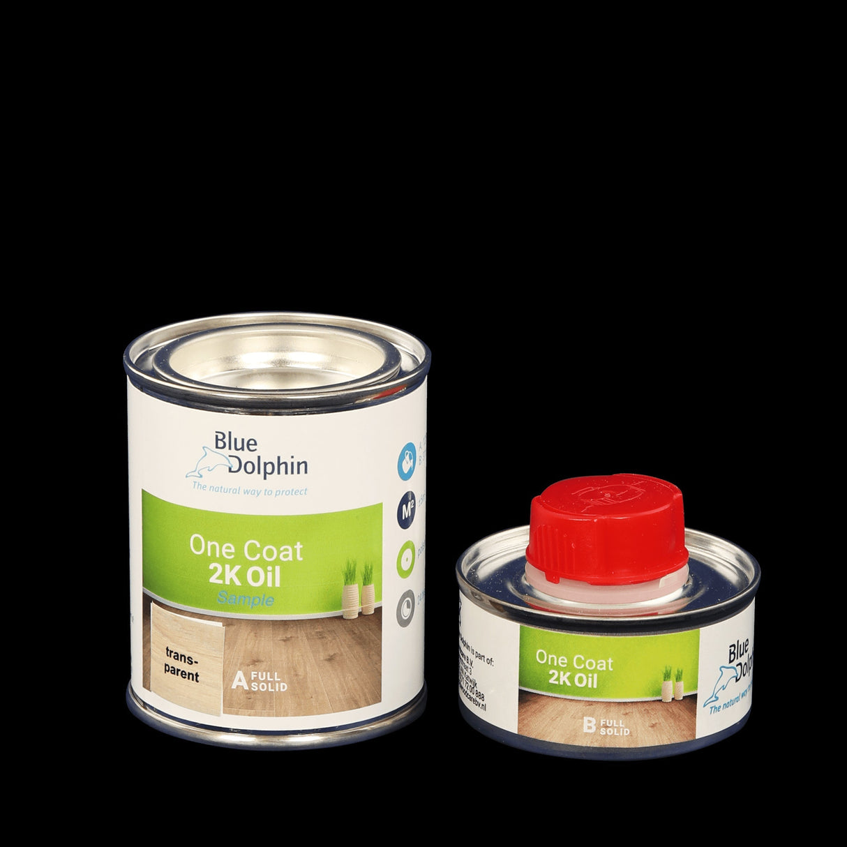 Blue Dolphin One Coat 2K Oil White demo/bijwerk blikje ( harder los verkocht)