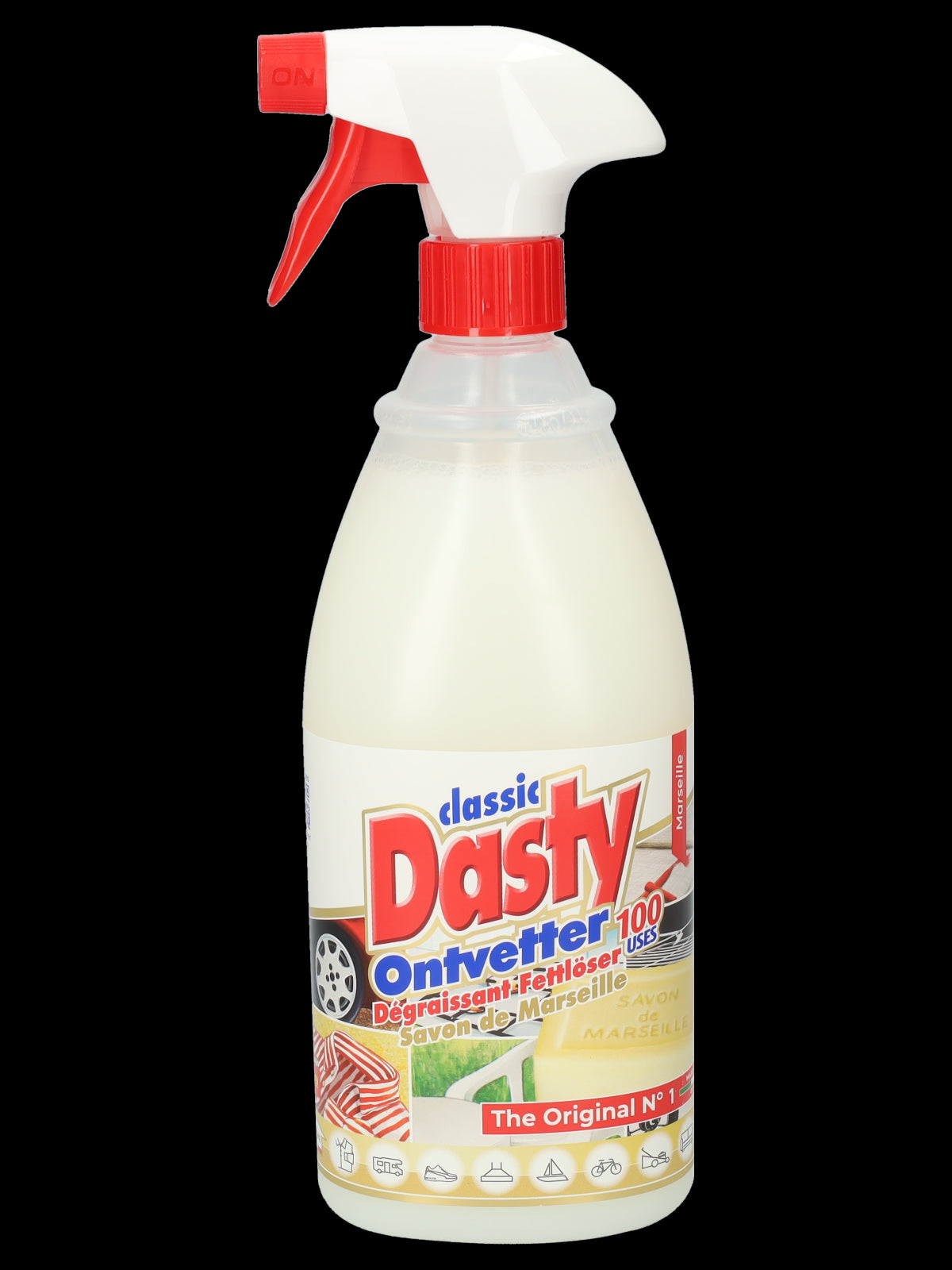 Dasty ontvetter Savon de Marseille met sproeikop  1 Ltr.