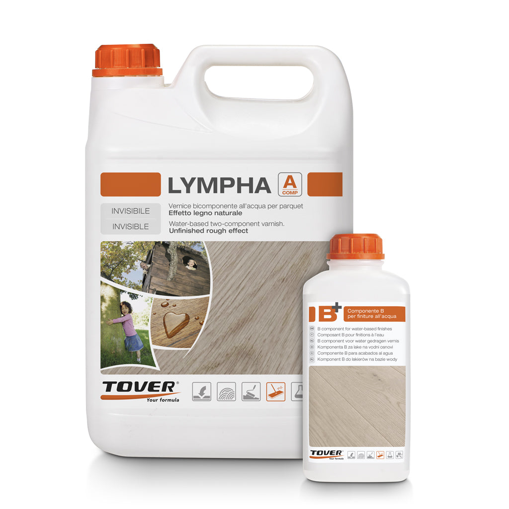 TOVER LYMPHA Water gedragen 2K componenten lak 5,5 L.