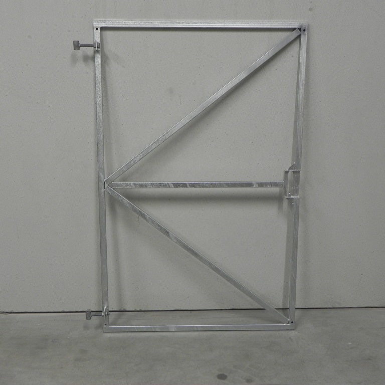 Poortframe 1550 x 1000 mm, verstelbaar met slotkast Galvanisch verzinkt