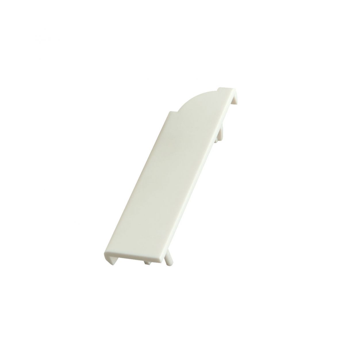 Eindstuk rechts plint De Luxe Classic 75x18 Wit gefolied (5st)