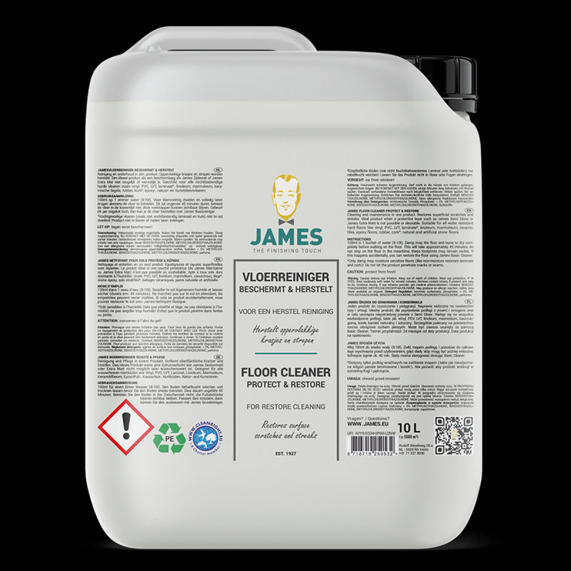 James vloerreiniger beschermt & herstelt 10L