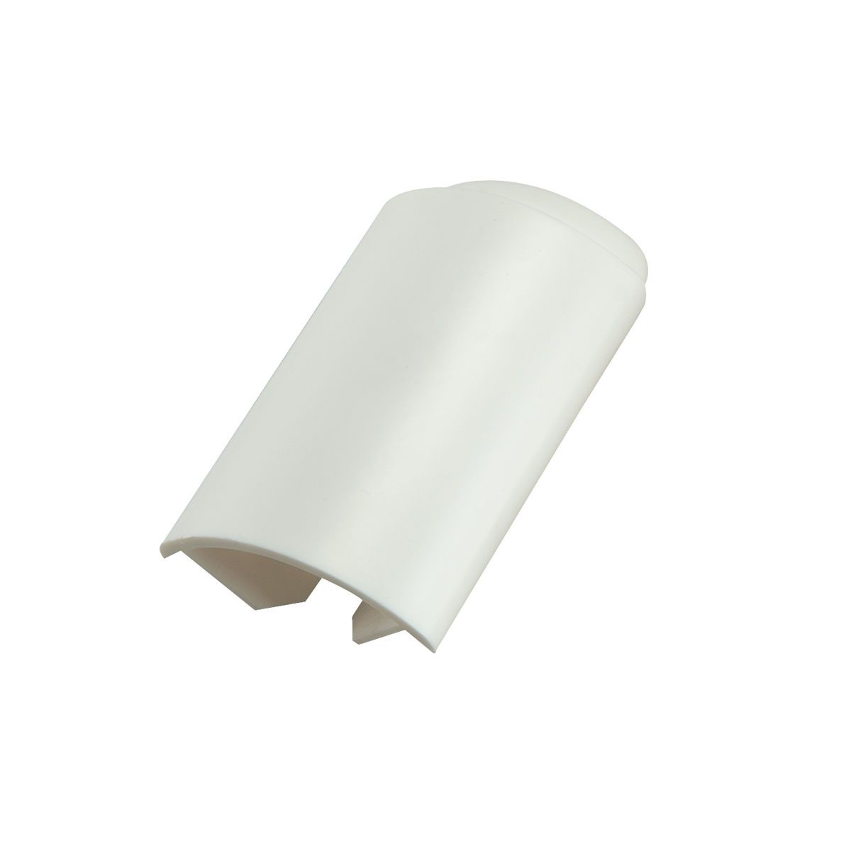 Buitenhoek plint De Luxe Classic 75x18 Wit gefolied (2st)