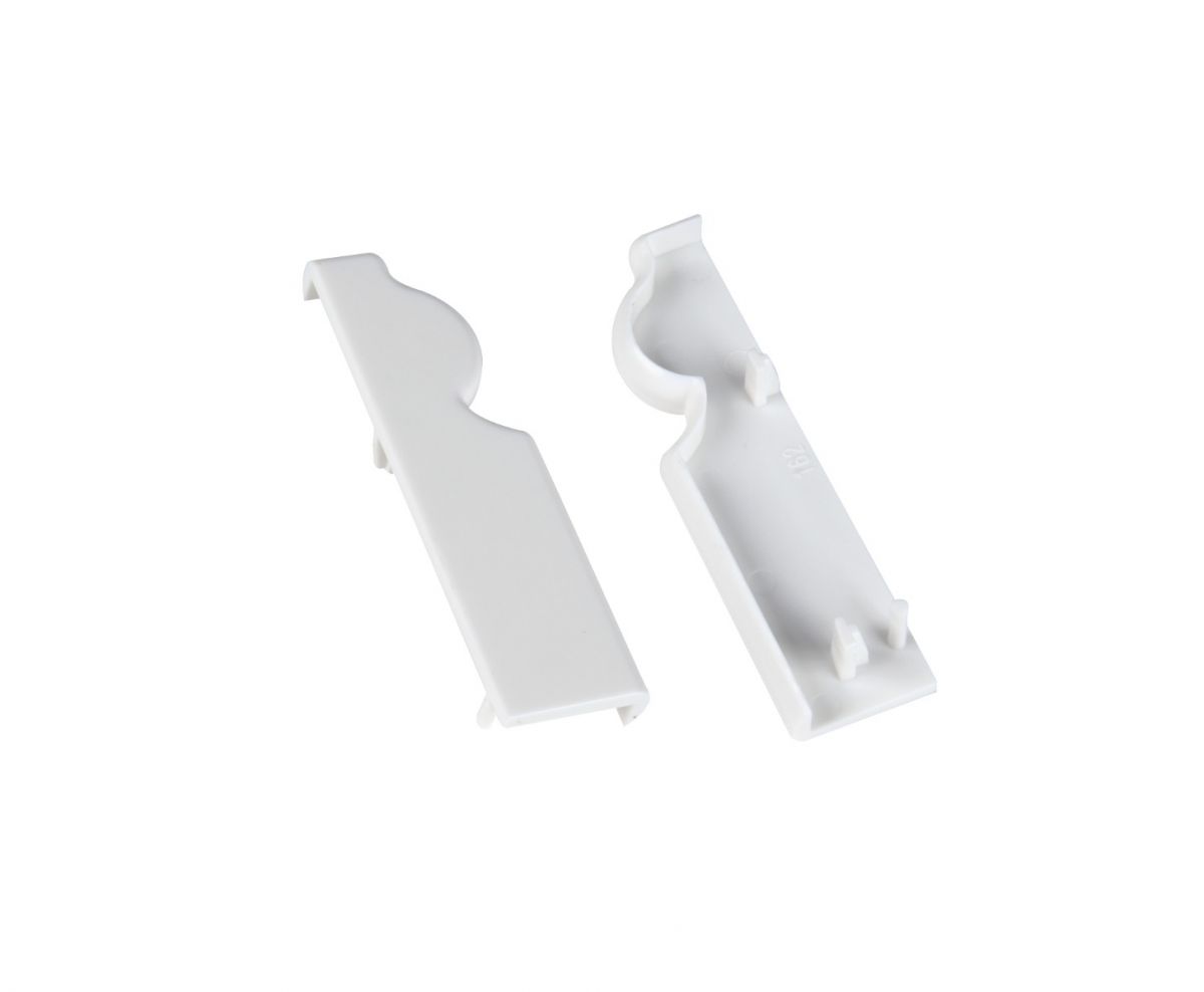 Eindstuk links plint Exclusief Classic 75x18 Wit gefolied (5st)