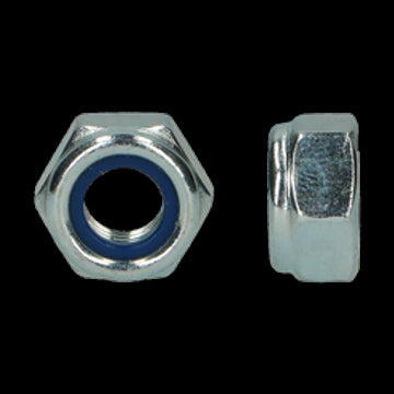 Zeskantborgmoer M10 DIN 985 Galv. Verzinkt - 200