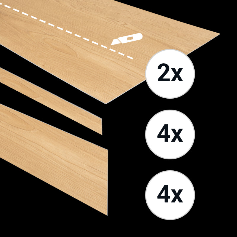 Traptreden set PVC Hammam