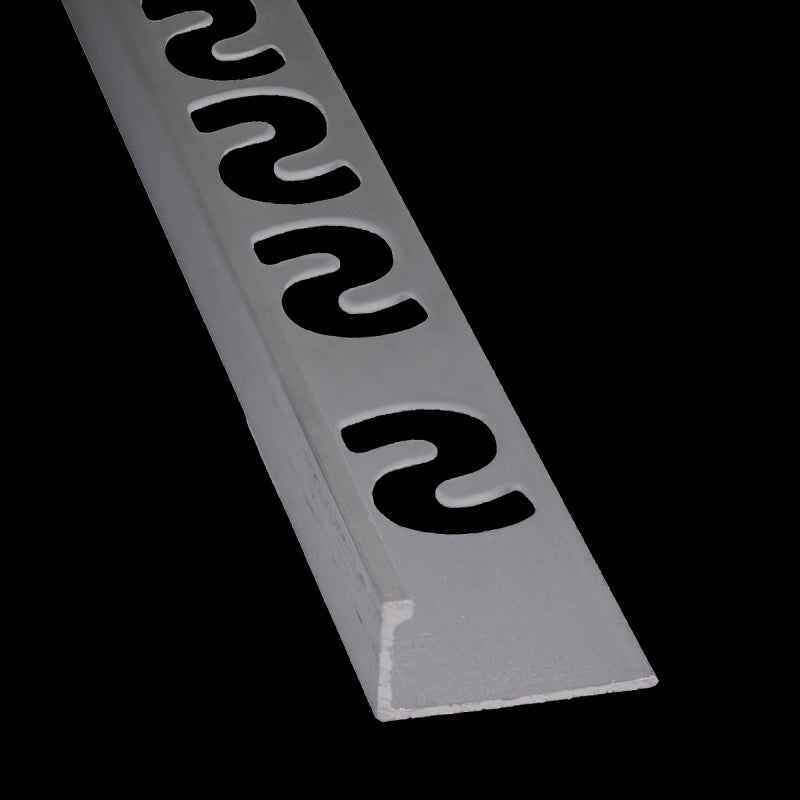 SUBSTRAT Recht Tegelprofiel Aluminium Zilver 10mm, 270cm (18030)