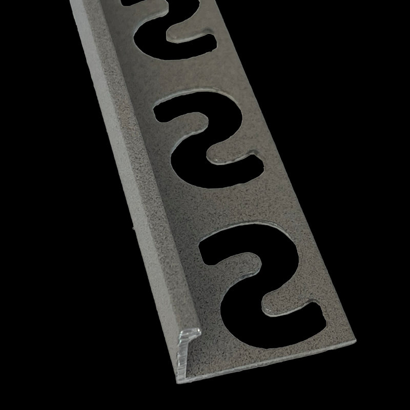 SUBSTRAT Recht Tegelprofiel Aluminium Lichtgrijs 11mm, 300cm (18013)