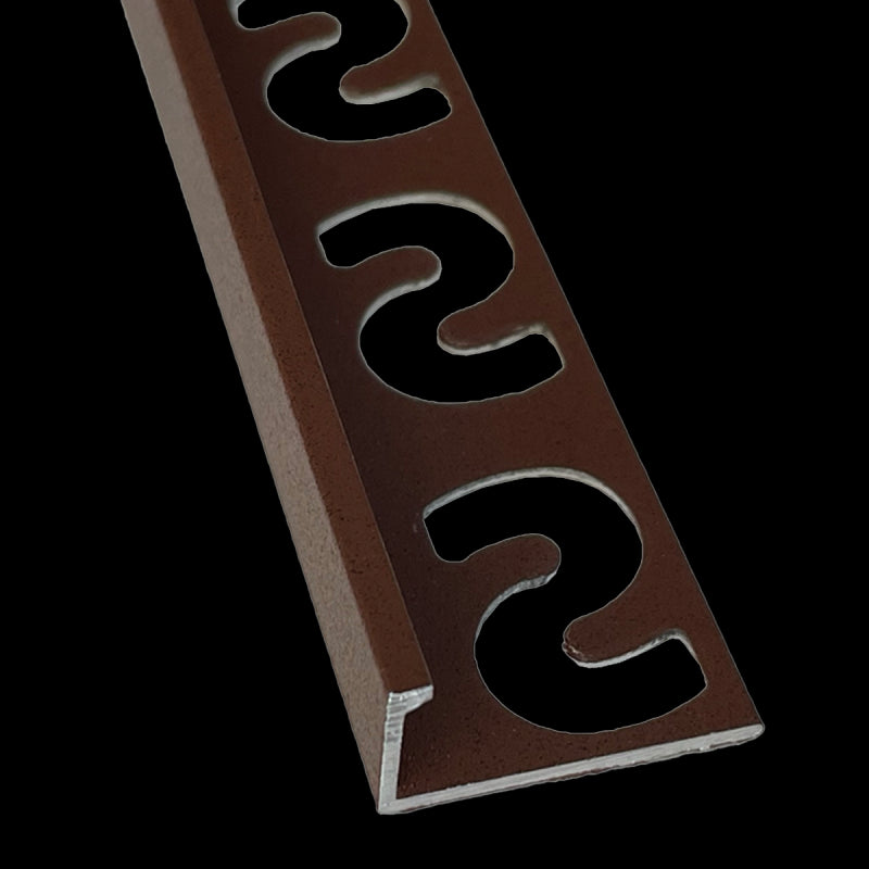 SUBSTRAT Recht Tegelprofiel Aluminium Koper 11mm, 300cm (18014)