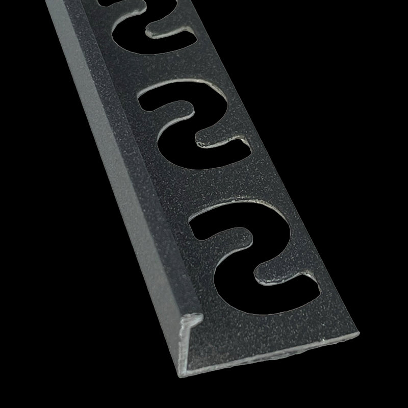 SUBSTRAT Recht Tegelprofiel Aluminium Grijs 11mm, 300cm (18015)