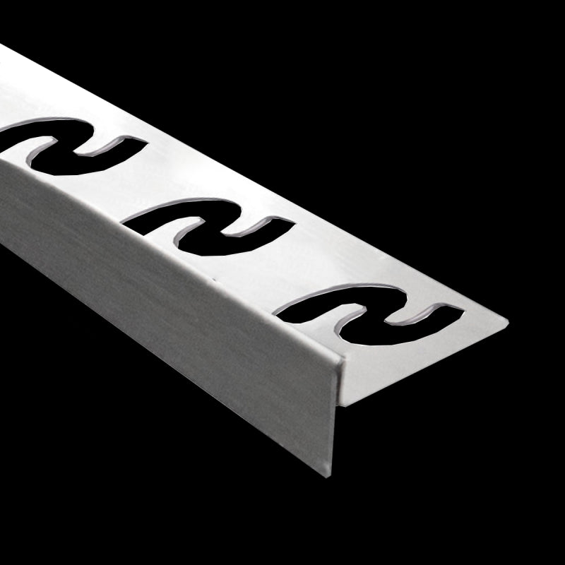 SUBSTRAT Afschotprofiel Douche Rechts RVS 11mm, 100cm (17961)
