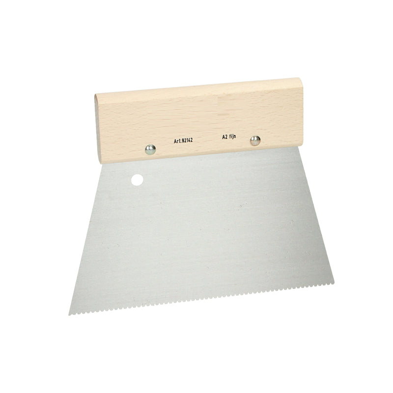 A2 (fijn) Lijmkam 18 cm breed tbv PVC