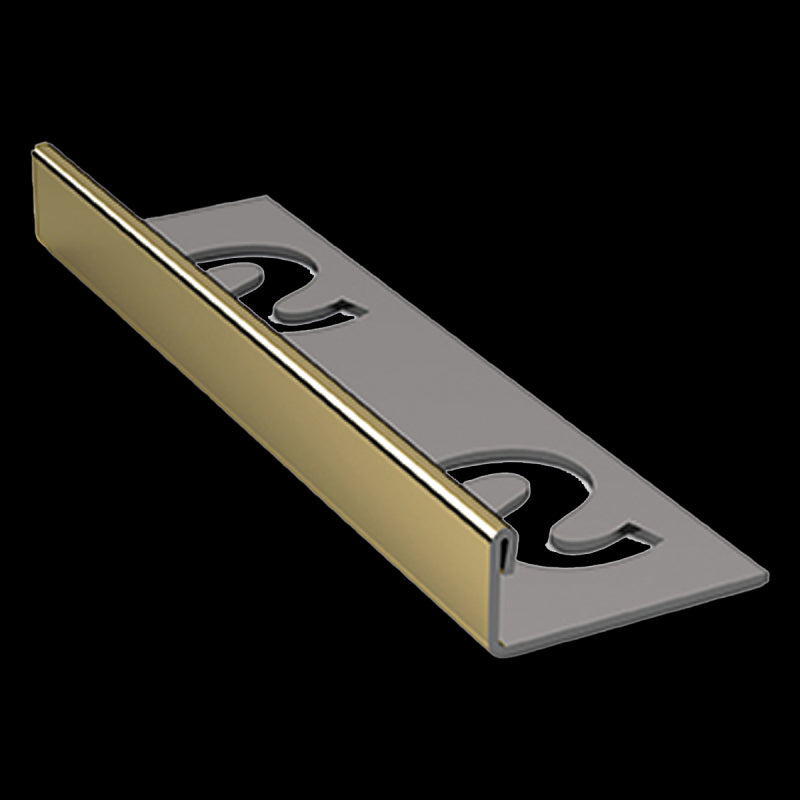 SUBSTRAT Recht Tegelprofiel RVS Goud 11mm, 250cm (18003)