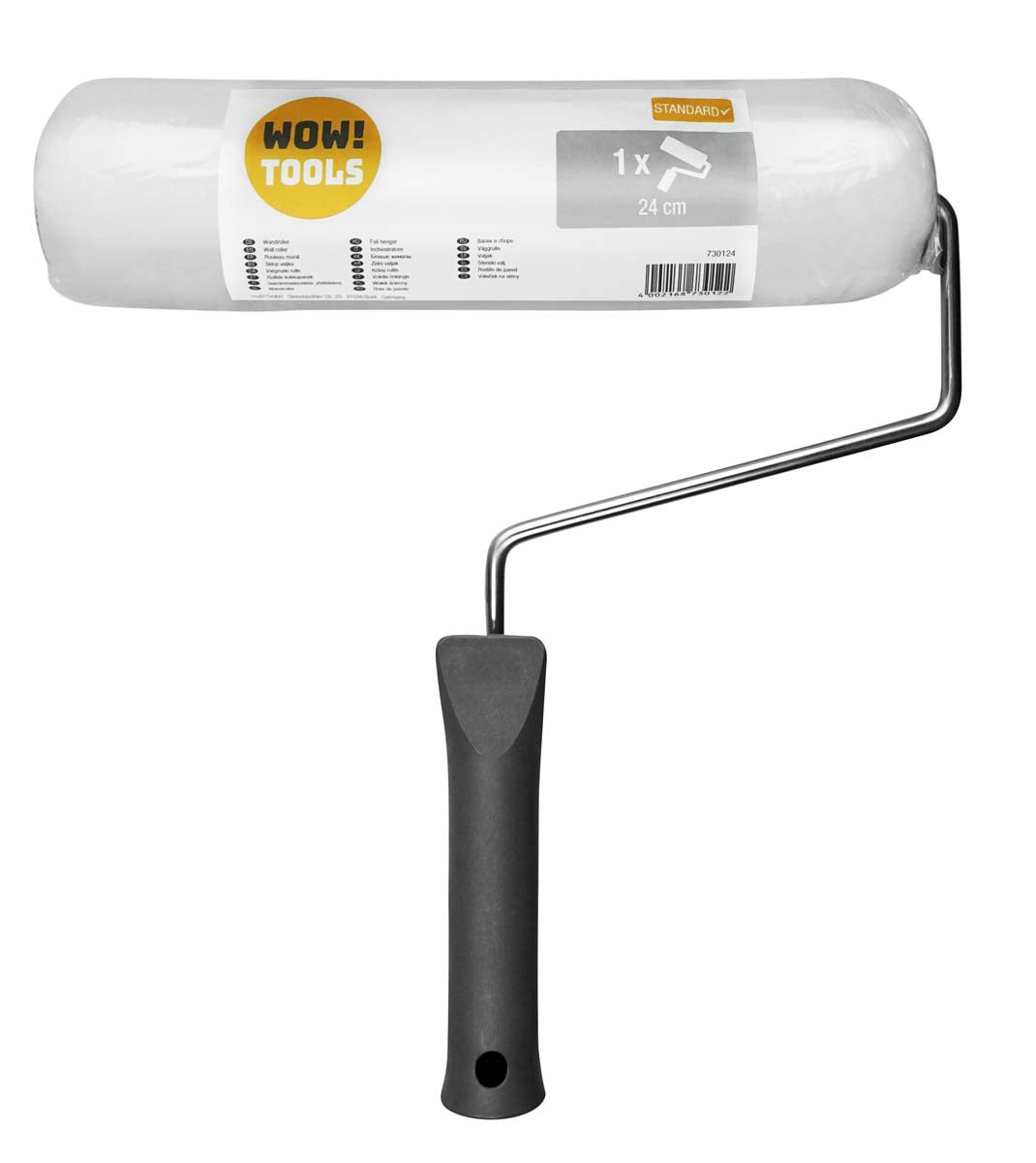 Standaard vachtroller 24 cm met beugel