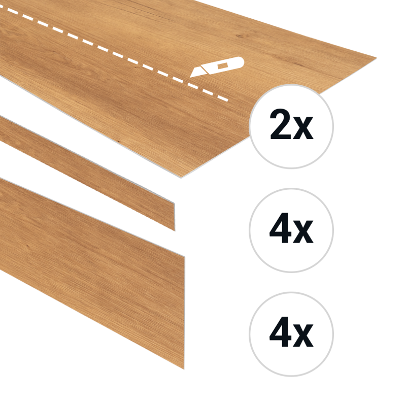 Traptreden set PVC Jade