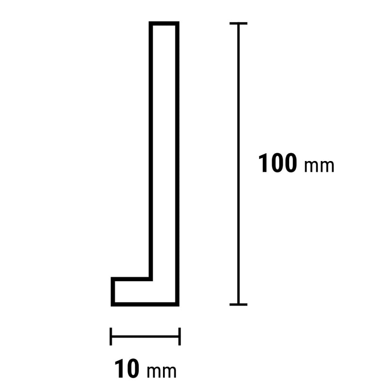 Mexform LVT honing eiken L-kap 305 cm