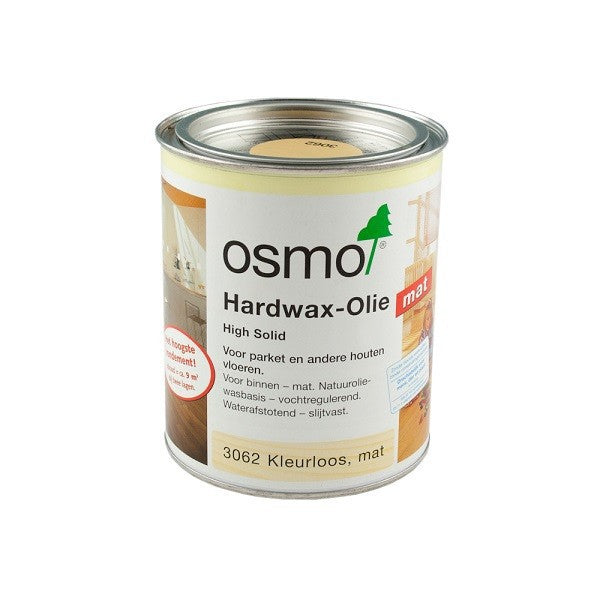 Osmo Hardwax olie Mat 3062, 0,75 Liter