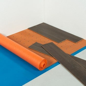 Ondervloer Isotherm rol 1 x 10 mtr, dikte 1,5 mm  (geschikt voor vloerverwarming)