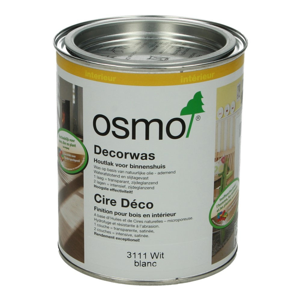 Osmo Decorwas Wit 3111  , 0,75 Liter
