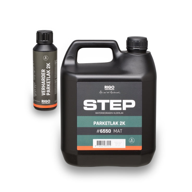 STEP parketlak 2K 6550 mat, 4 (40-50 m²) 4 Liter