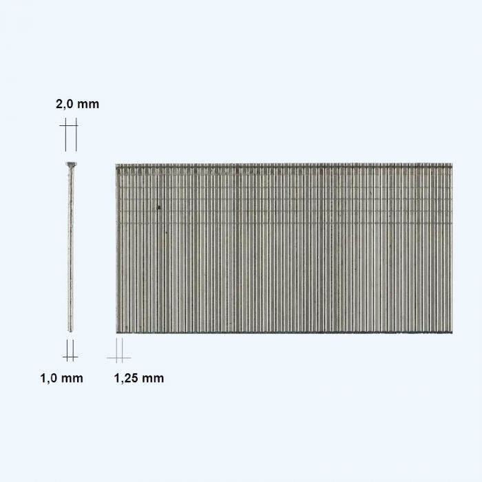 Gegalvaniseerde brads F - 35mm 5.000 st