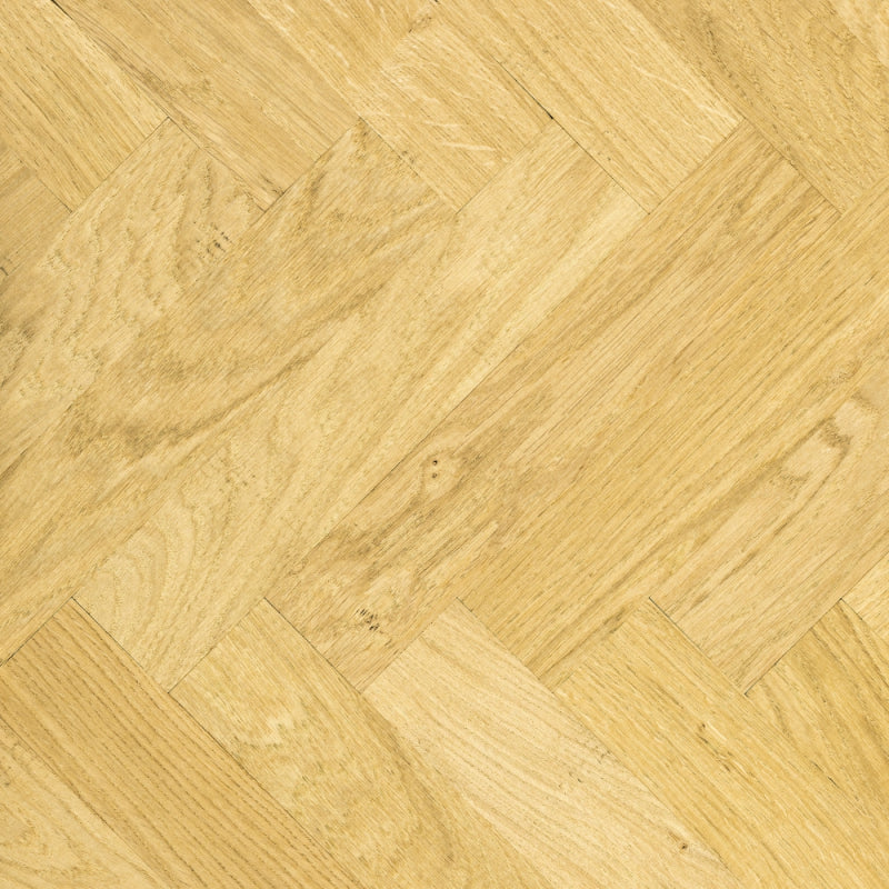 Tapis visgraat 6 x 140 x 700 mm Eur. Eiken, Kwaliteit Rustiek A, 1,96 m2 per pak, onbehandeld