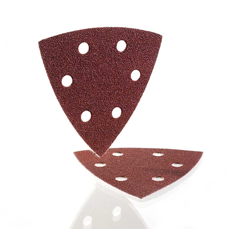 Delta P 100 Schuurvel 88 x 93 mm, 3 hoekig, Hermes BW 115 velours, (50 st/ds)