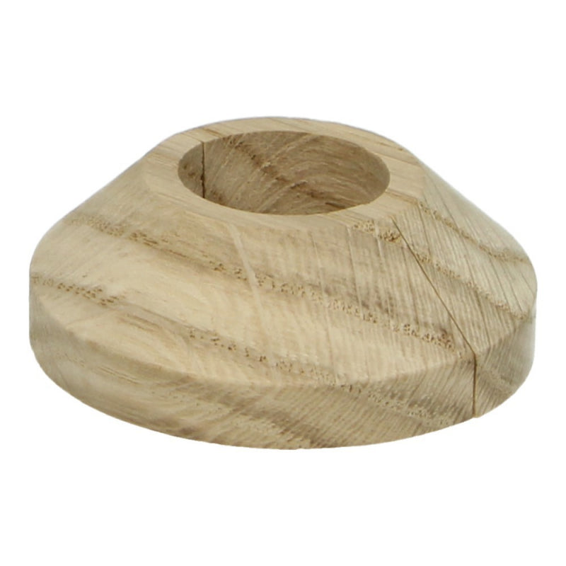 Rozet Ø 22 mm eiken gelakt