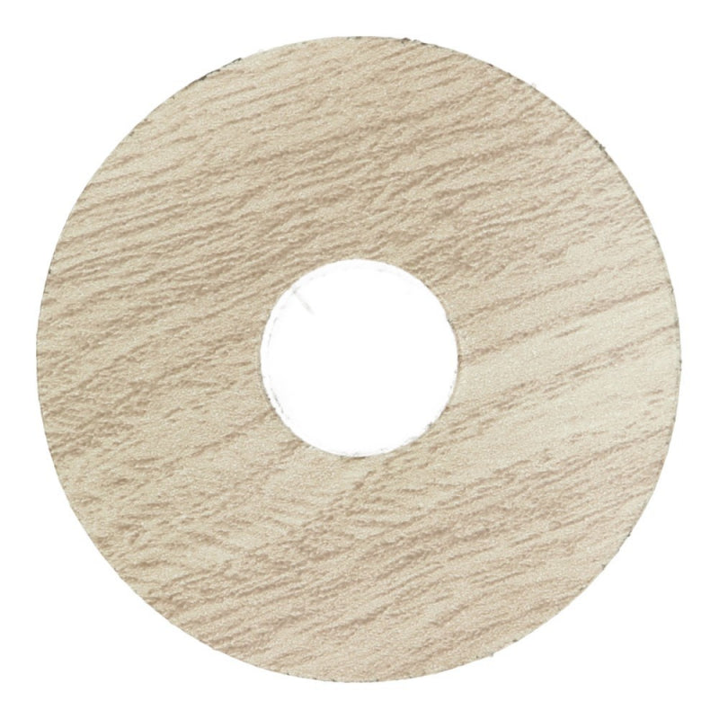 Zelfklevende rozet (17 mm) eiken wit getint (10 st.)