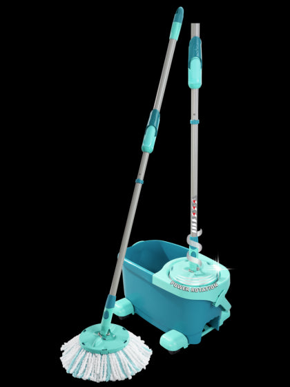 Leifheit clean twist disc mop ergo - dweil compleet systeem met wieltjes
