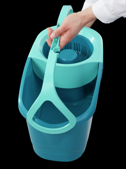 Leifheit clean twist disc mop ergo - dweil compleet systeem met wieltjes
