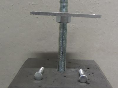 Betonpoer met facetrand Antracietgrijs 170x170mm / 150x150mm (incl. plaatje)