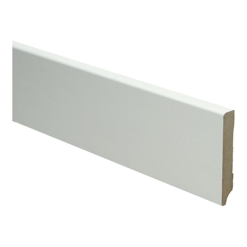 Plint Modern 70x12 wit voorgelakt RAL 9010
