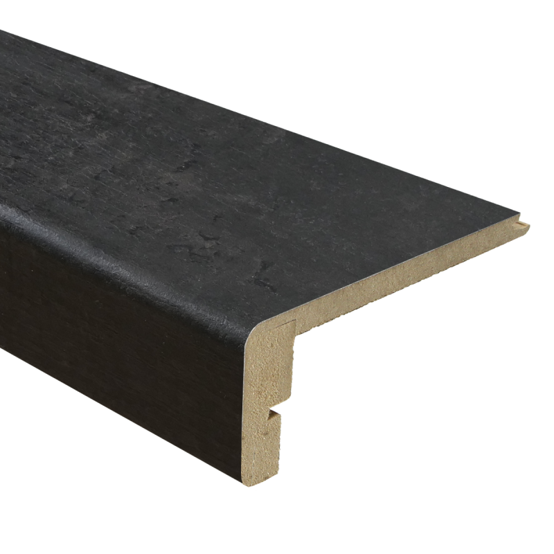 PP uitlooptr 138x13,2cm donkere zandsteen Uniclic