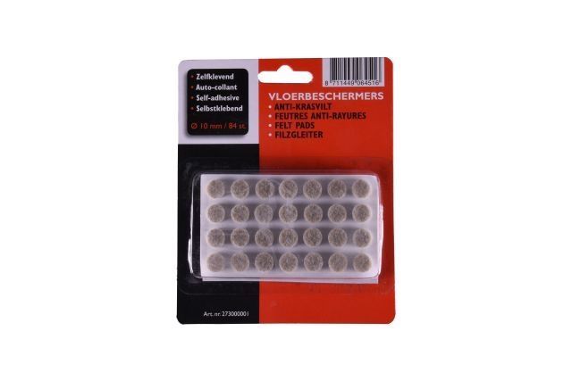 Anti-krasvilt zelfklevend Ø 10mm 84 stuks