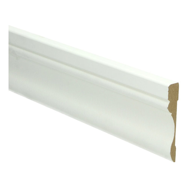 MDF Barok architraaf 70x12 wit voorgelakt RAL 9010