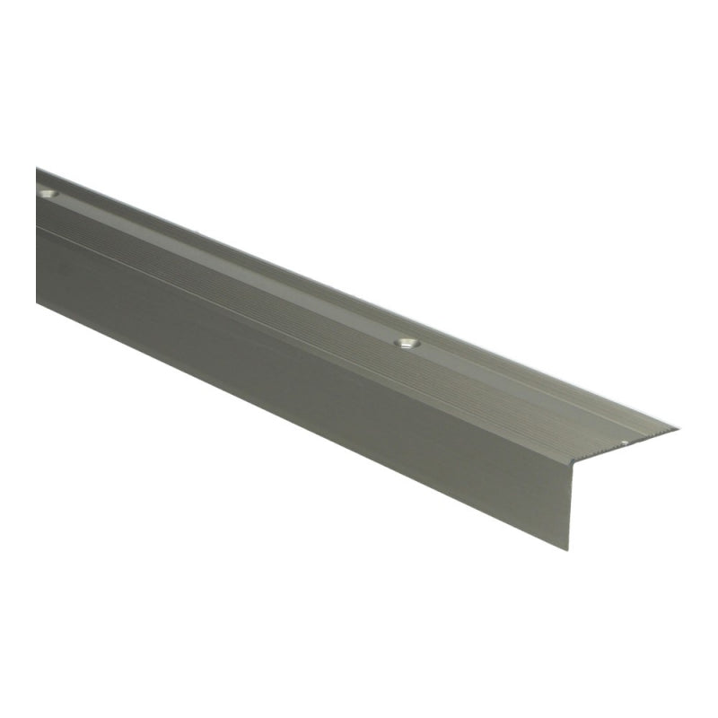 Trapneusprofiel 40x25mm RVS fijn antislip, 300cm lang