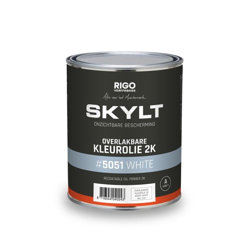 SKYLT Overlakbare Kleurolie 2K White 5051 1Liter