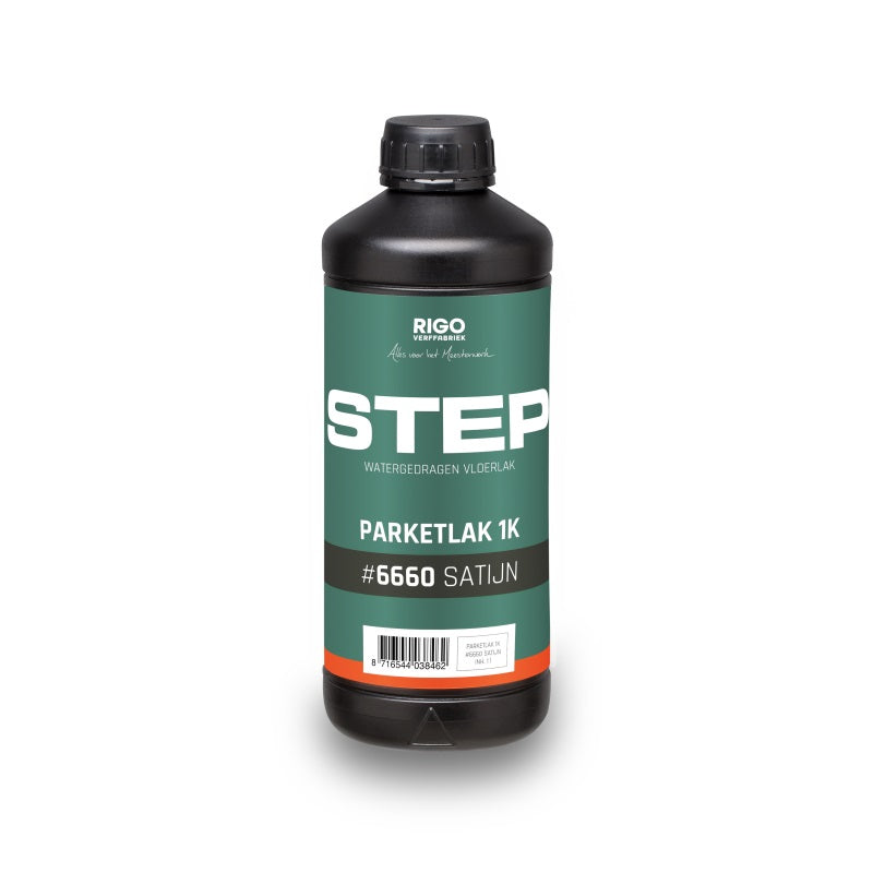 STEP Parketlak 1K 6660 satijn 1 Liter