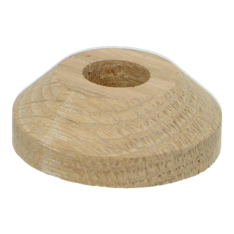 Rozet Ø 16 mm eiken wit geolied