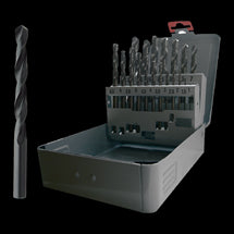 Metaalborenset HSS metaalboor in metalen cassette 19 delig