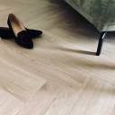 Douwes Dekker Galant visgraat Rozemarijn, eiken wit geolied met rondom velling