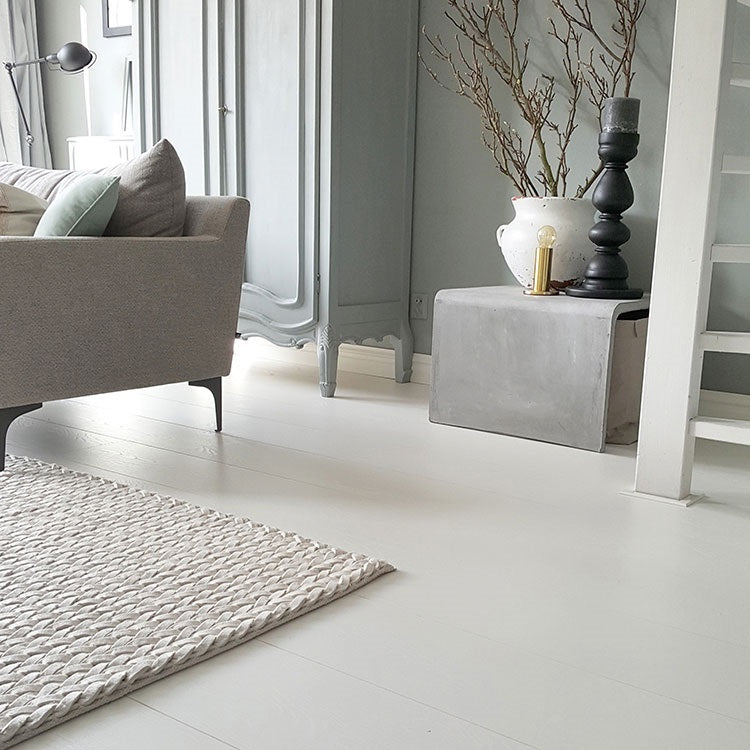 Douwes Dekker Brede plank Koriander, eiken wit gelakt 2V 24,3cm breed