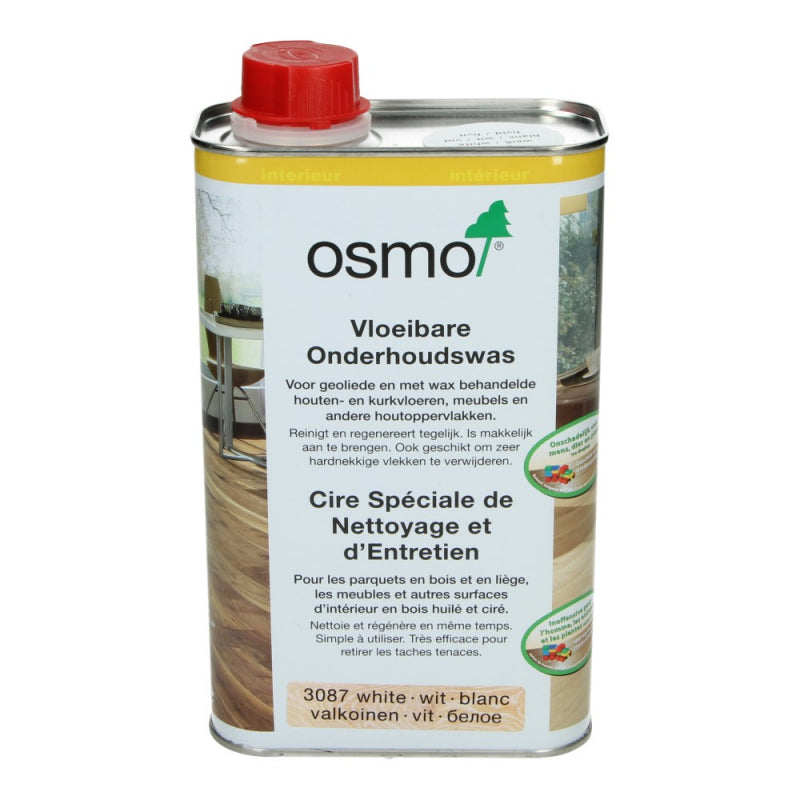 Osmo Vloeibare Onderhoudswas (wit) 1 Liter