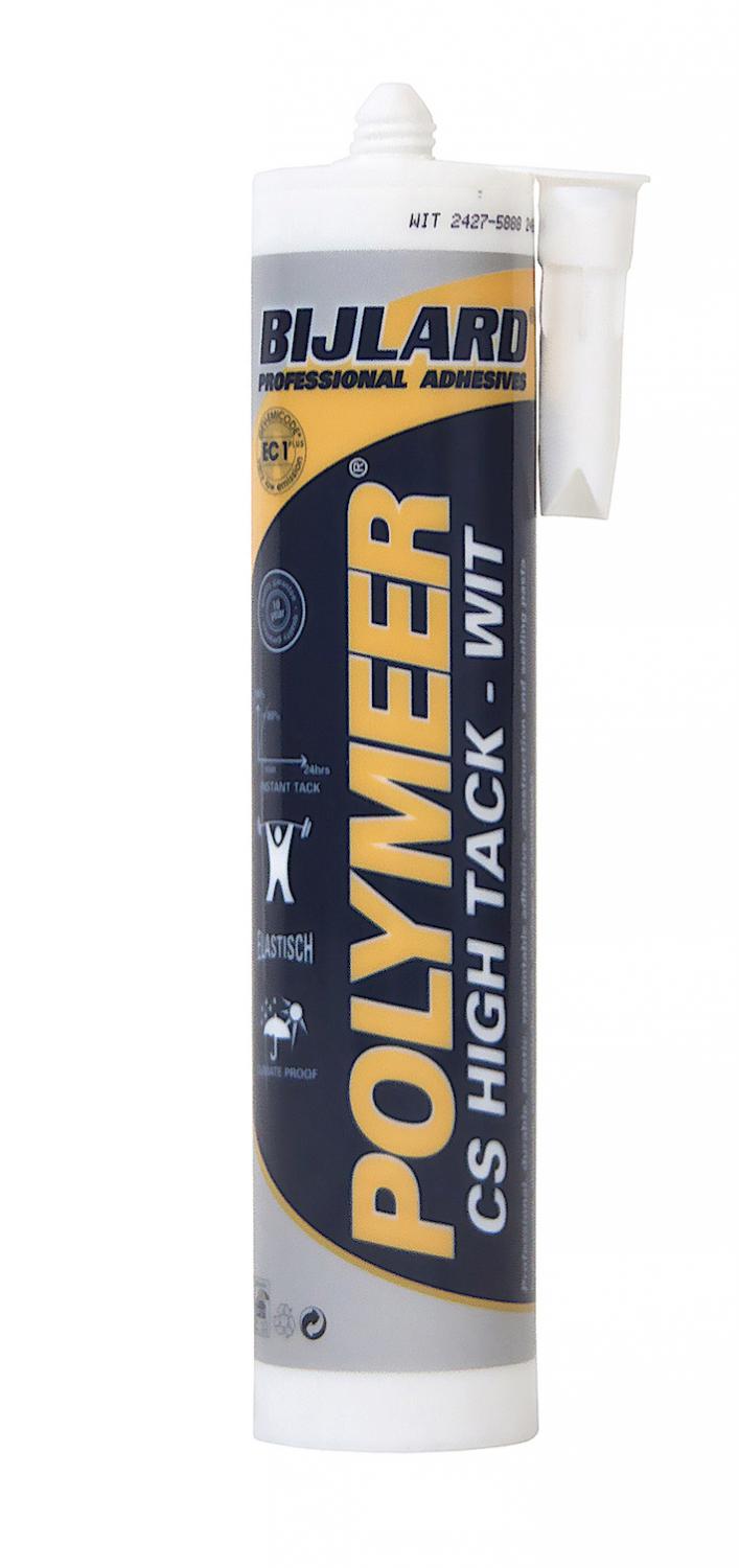 Bijlard montagelijm, CS High Tack Fast 290 ml koker wit