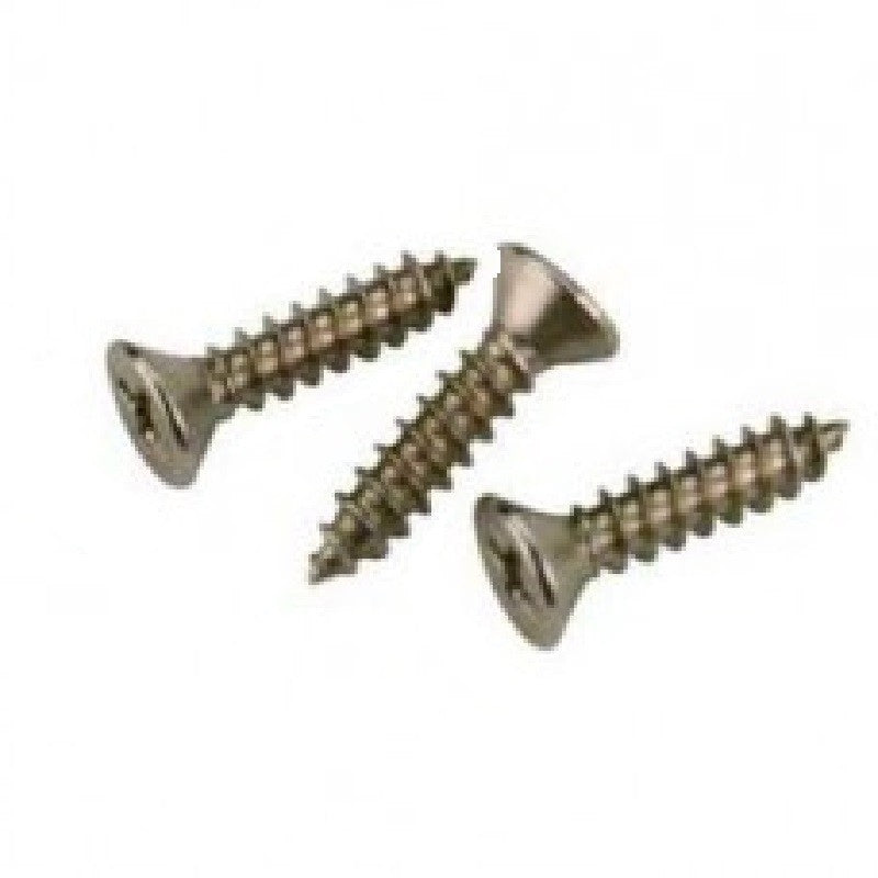 4.0 x 20 mm. RVS A2 Spaanplaatschroef platkop kruiskop (pozidrive) 200 stuks