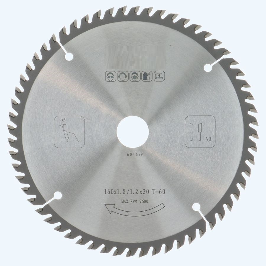 Zaagblad PROF 160 x 20 x 1,8 mm T60 (hout) (Festool TS 55 FEBQ accu)