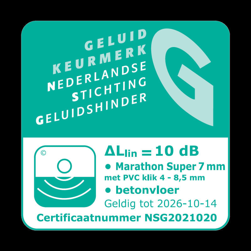 Marathon Super XPS ondervloer 7 mm