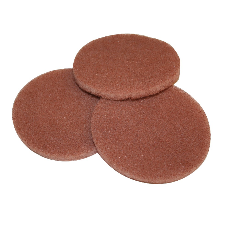 Pads beige 130 mm 3 stuks